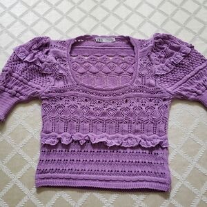 Zara knitted sweater.